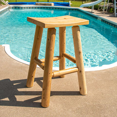 Dundalk Leisurecraft Saddle stool for Tikibar
